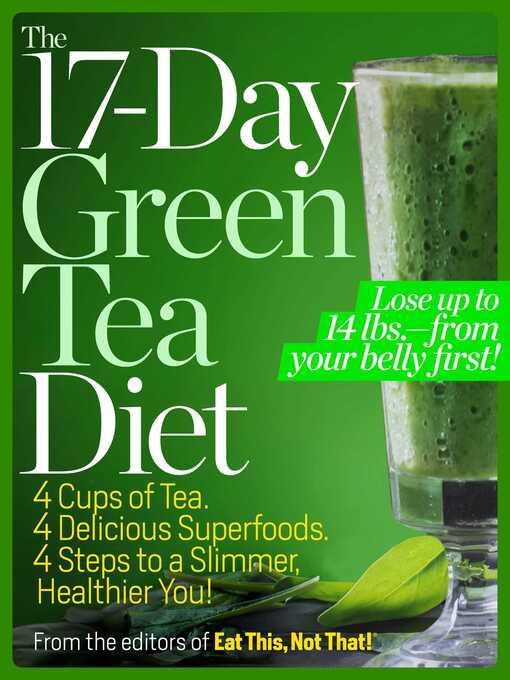 Title details for The 17-Day Green Tea Diet by Editors of Eat This!, Not That - Available
